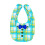 (5) Double Sided Waterproof Cotton Bibs Cartoon Pattern Washable 4