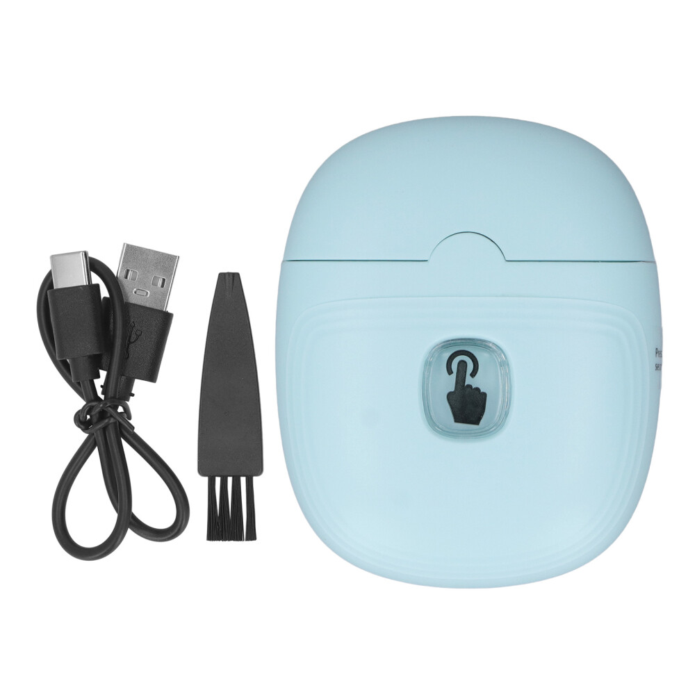 (Blue) Electric Rechargeable Nail Clipper Safety Trimmer Blue