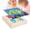 (Ocean) Houten paddenstoel bordspel educatief 5