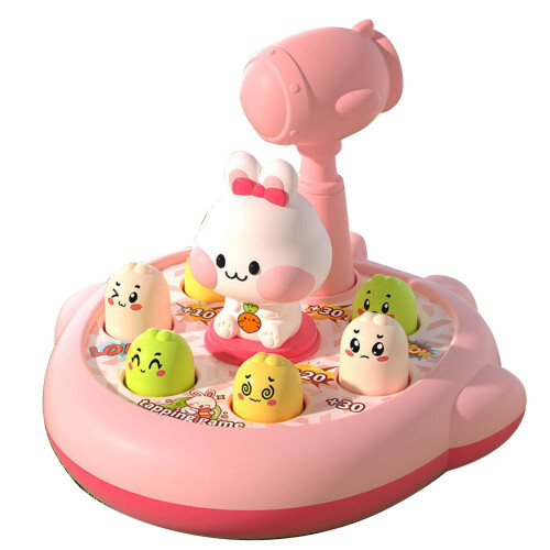 (Pink Bunny) Kinder-Klopftier Spielzeug Rosa Hase