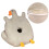 (Grey) Pluche slaap kussen kantoor grijs 2