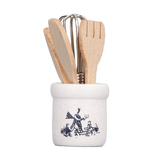 Set 5 Pezzi Accessori Cucina Miniatura 1:12