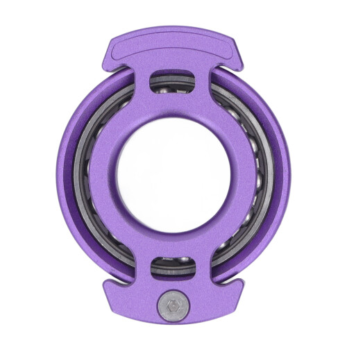 (Purple) Gyroscope Angstlöser Metallring Orange 1