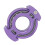 (Purple) Gyroscope Angstlöser Metallring Orange 5