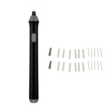 (Black) Gomma elettrica rotante per artisti nera