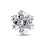 Pandora Pandora Charm Snowflake  Sterling Silver 794249C01 1
