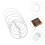 6 Pezzi Corde Per Chitarra Folk In Rame Placcate Argento 9