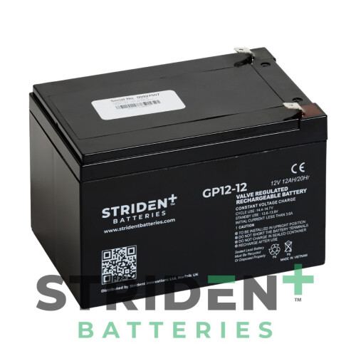 2x Strident TM AGM GP12 12 pair 12V AGM