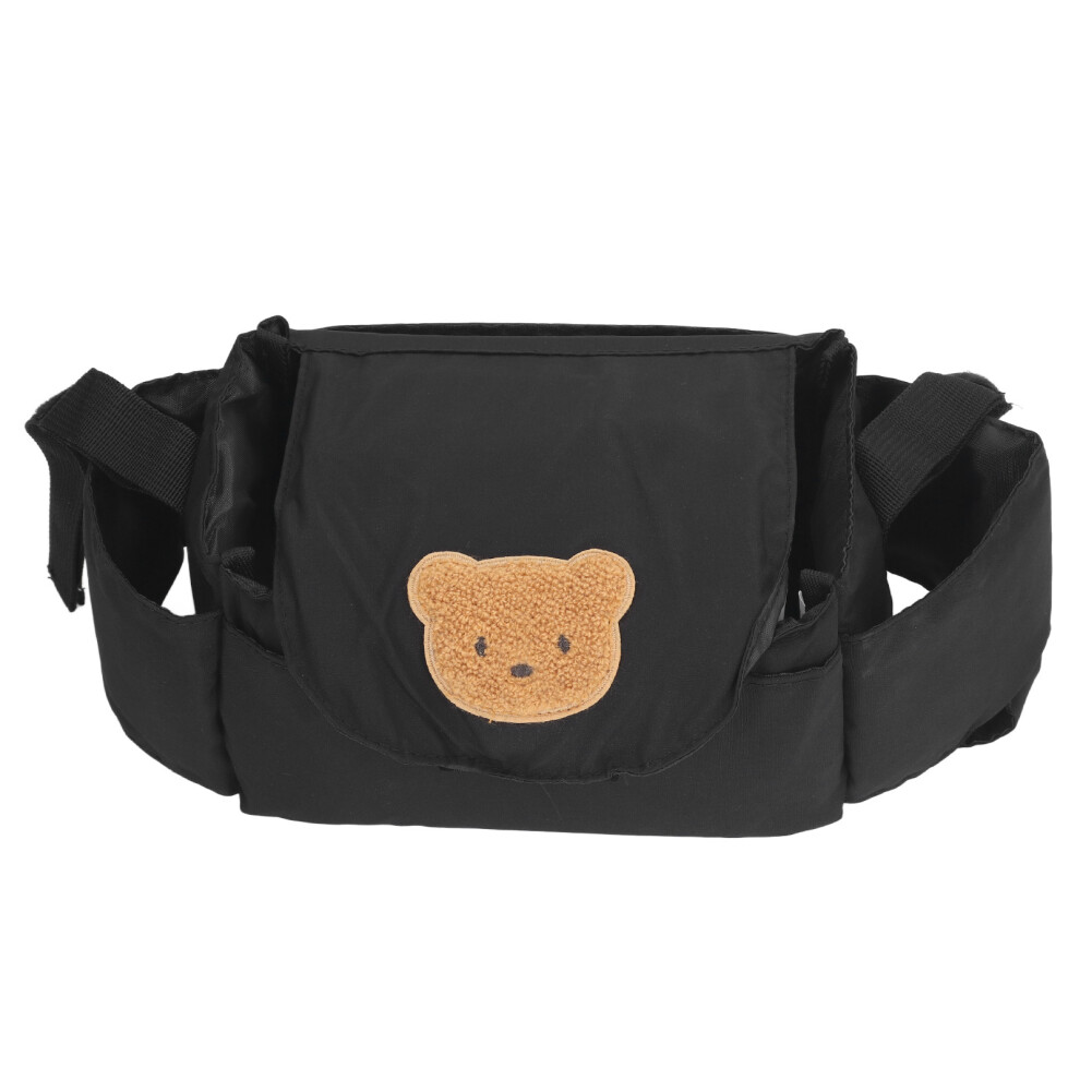 (Type 1) Stroller Cup Holder Bag Large Storage Portable Organizer