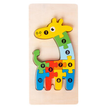 (Type 4) Rompicapo 3D in Legno Educativo per Casa e Festa