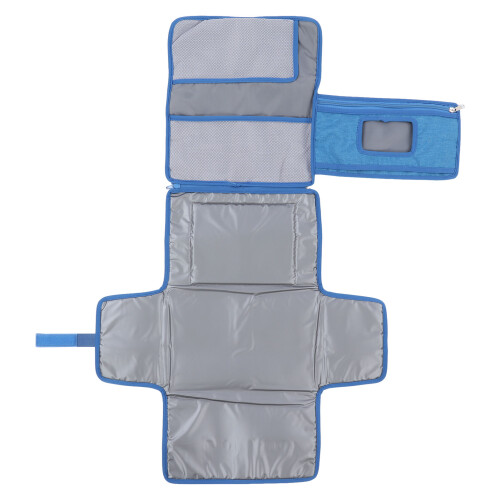 (Blue) Opvouwbaar Waterdicht Luierkussen Blauw 1