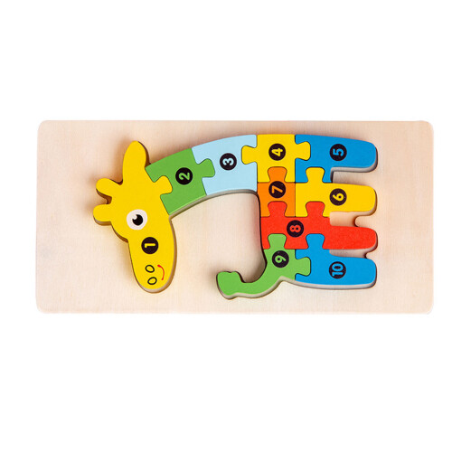 (Type 4) Houten 3D puzzel educatief speelgoed type 2 1