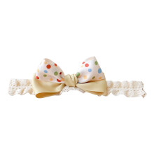 (Pale Yellow) Baby-Band mit Schleife Elastisch Hellgelb