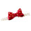 (Wine Red) Baby-Band mit Schleife Elastisch Hellgelb 2