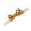 (Ginger Yellow) Baby-Band mit Schleife Elastisch Hellgelb 3