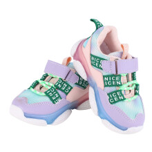 Rosa Kinder LED-Lichtschuhe Größe 23 atmungsaktiv rutschfest