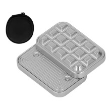 (Silver) Magnetischer Haptic Slider, tragbar, Metall, Stressabbau, Silber