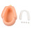(Pink PVC Type) Borsa pannolini cotone orsello cerniera 2