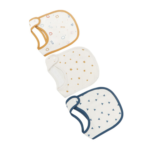 (Type 2) Bavaglino Cotone Assorbente Bambino Stampato 2