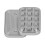 (Silver) Magnetischer Haptic Slider, tragbar, Metall, Stressabbau, Silber 2