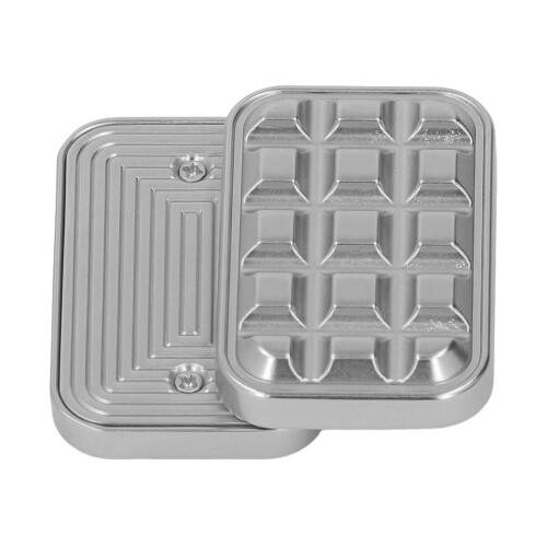 (Silver) Magnetischer Haptic Slider, tragbar, Metall, Stressabbau, Silber 1