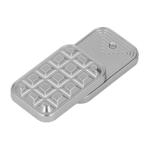(Silver) Magnetischer Haptic Slider, tragbar, Metall, Stressabbau, Silber 2