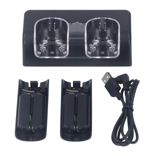 (Black) 4-in-1-Ladestation, tragbar, Dual-Dock, Schwarz 1