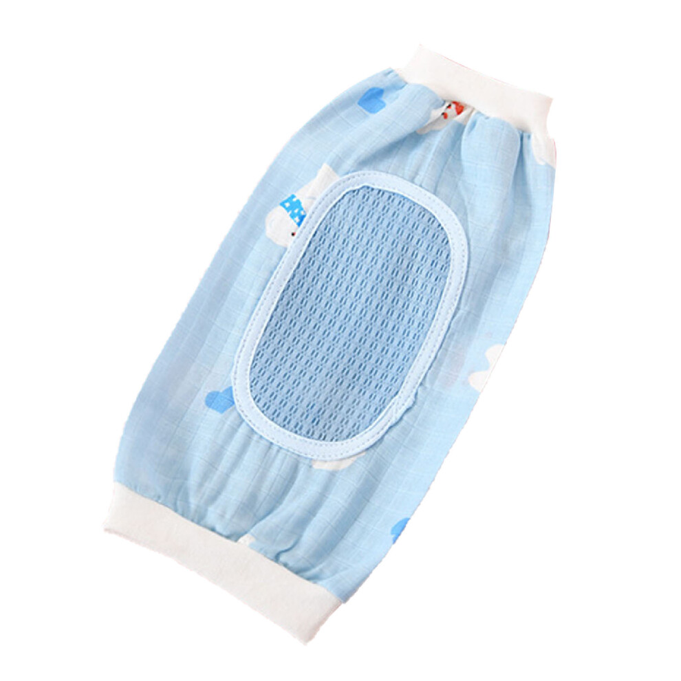 (Blue) Baby Breastfeeding Arm Pillow Sweat Absorbent Cervical Protection Blue
