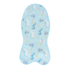 (Blue) Baby-Buggy-Kühlmatte, atmungsaktiv, Schlafkissen, Blau