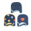 (Space) Cotton Snap Button Baby Bib Absorbent Cartoon 3pcs 3