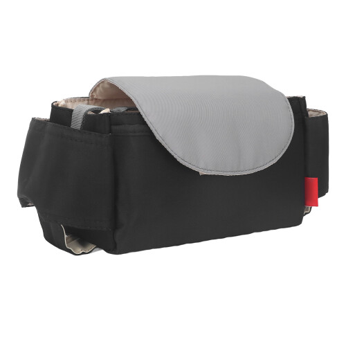 (Black) Waterproof Nylon Stroller Bag Multi Pockets Diaper Caddy Black 2