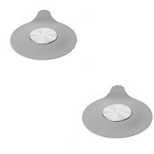 2 Pieces Bathtub Stopper, Silicone Drain Plug, Kitchen Sink Stopper, Suitable for Kitchens, Bathrooms, Sinks, to Prevent Clogging of Water Pipes,,Gre
