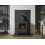 Acantha x2 Tile & Hearth Set in Black Marble Effect 3