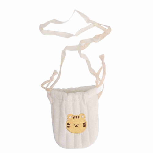 (Tiger) Baby Drawstring Bag Embroidered Bunny
