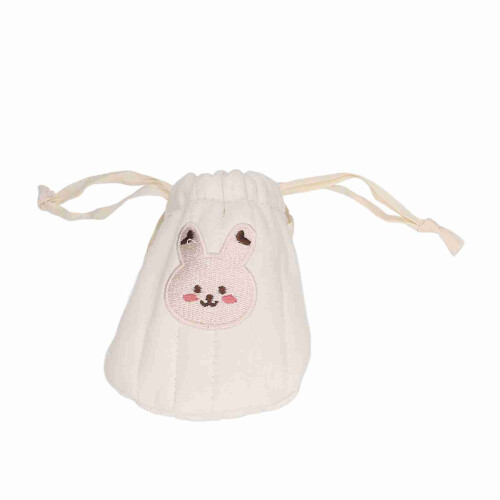 (Bunny) Baby Drawstring Bag Embroidered Bunny 1