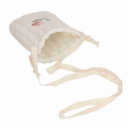 (Tulip) Baby Drawstring Bag Embroidered Bunny 1