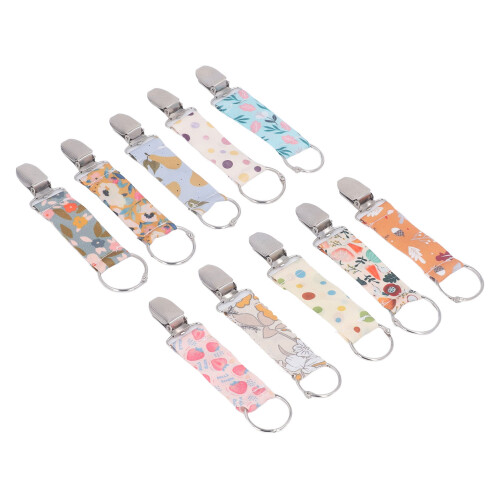 10x Hutclip bunt multifunktionaler Taschenhalter 2