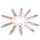 10x Hutclip bunt multifunktionaler Taschenhalter 2