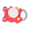 (Red) Tamburo Elettronico Bambino con Luci Rosso 2