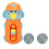 (Type 2) Rotatable Waterwheel Toy for Toddlers with Suction Cups Type 3 1