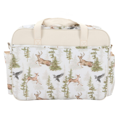(Forest Elk) Multifunktionale Wickeltasche mit Taschen für Eltern 1