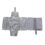 (Grey) Baby Diaper Pad Waterproof Foldable Changing Pad with Straps Grey 2