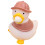 (Brown) Stressbal Eend Knijpen Anti-Angst Zachte Bal 2