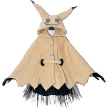 (Large) Miccostumes Women's Mimikyu Cloak With Skirt Belt Gloves_y