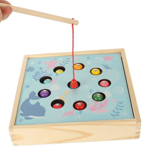 2-in-1 Houten Visspeel & Magnetisch 2