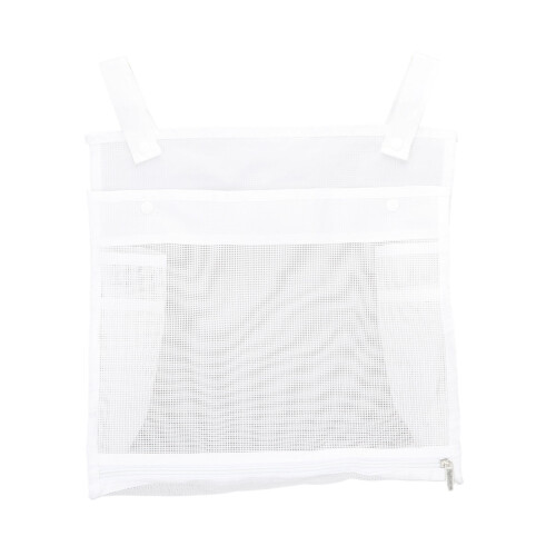 (White) Baby Mesh Badspeelgoed Organizer Blauw
