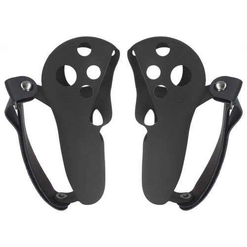 (Black) 2x Silicone Grip Cover Meta Quest Pro