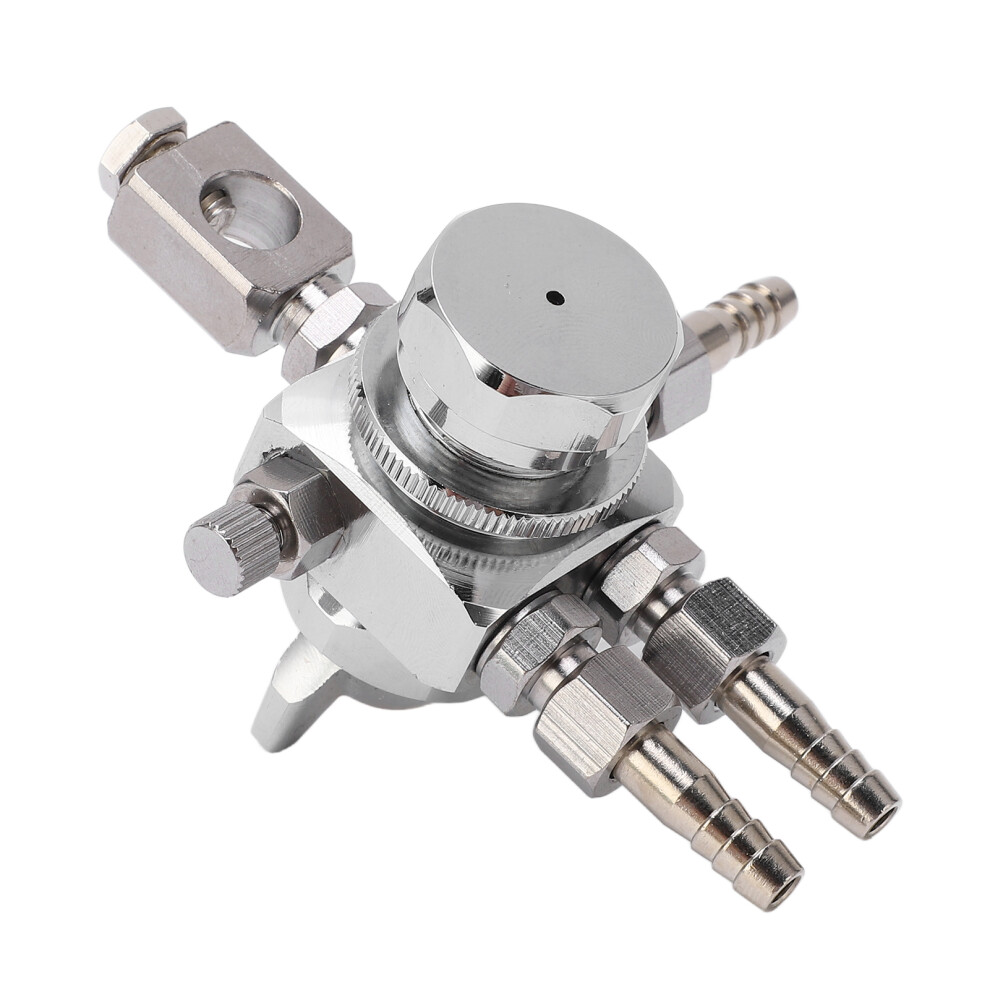 Automatic Silver Spray Gun 1.3Mm Nozzle Stainless Steel & Zinc Alloy 7891357207845