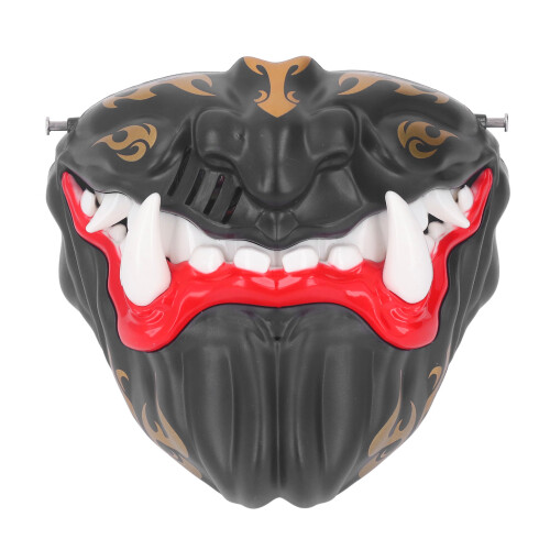 (Type 2) Kinder-Cosplay-Lichtmaske elastischer Halbschutz 2