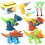 (Type 1) 4 Pcs Electric Dinosaur DIY Toys 1